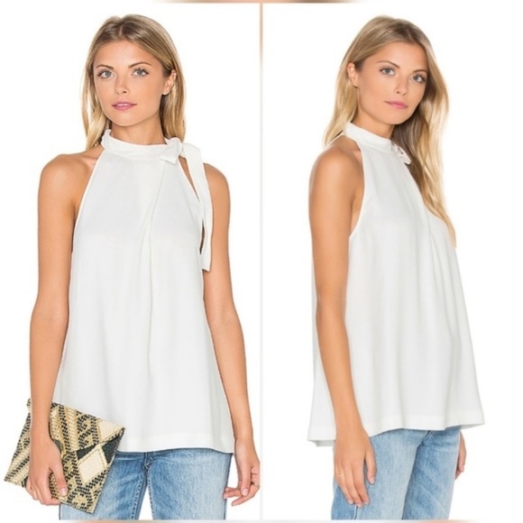 NWT Theory Maysprin Admiral Tieneck Top - Picture 12 of 15